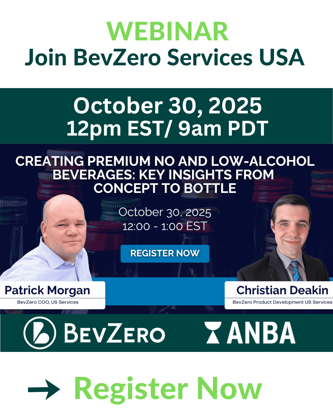 BevZero Anba Webinar on No and Low alcohol products